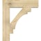 Ekena Millwork Merced Block Rough Sawn Bracket w/ Offset Brace, Douglas Fir, 8"W x 30"D x 34"H BKT0806X30X34MRC05RDF - alternate 2